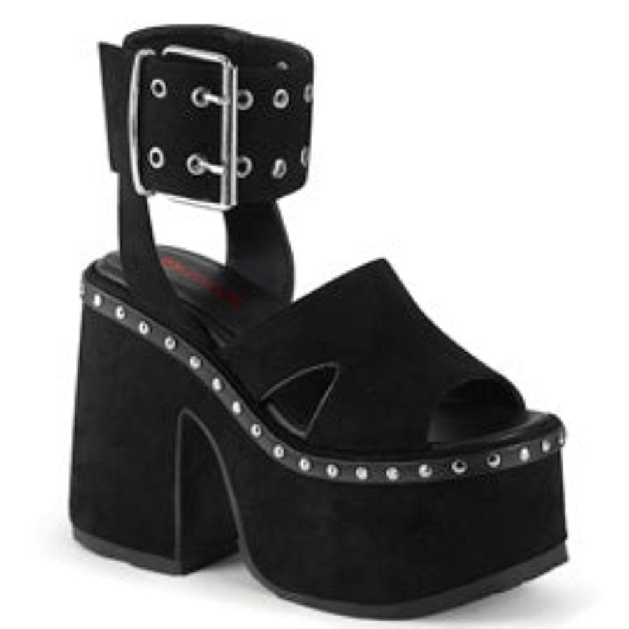 Camel-102 ブラック ビーガン スエード デモニア ジャパン