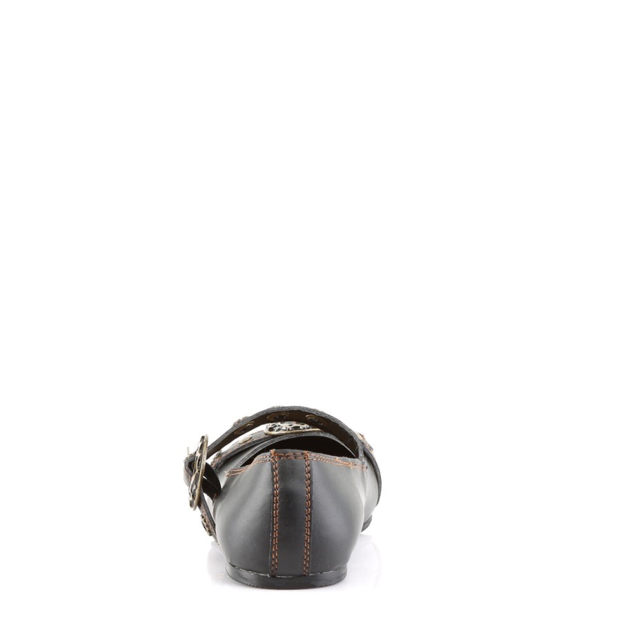 Daisy-09 デモニア ジャパン ブラック ヴィーガン レザー