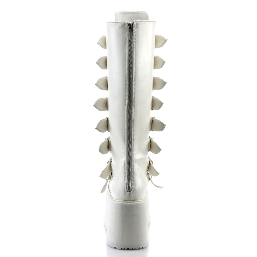 ダムド-318 デモニア ジャパン ホワイト ヴィーガン レザー