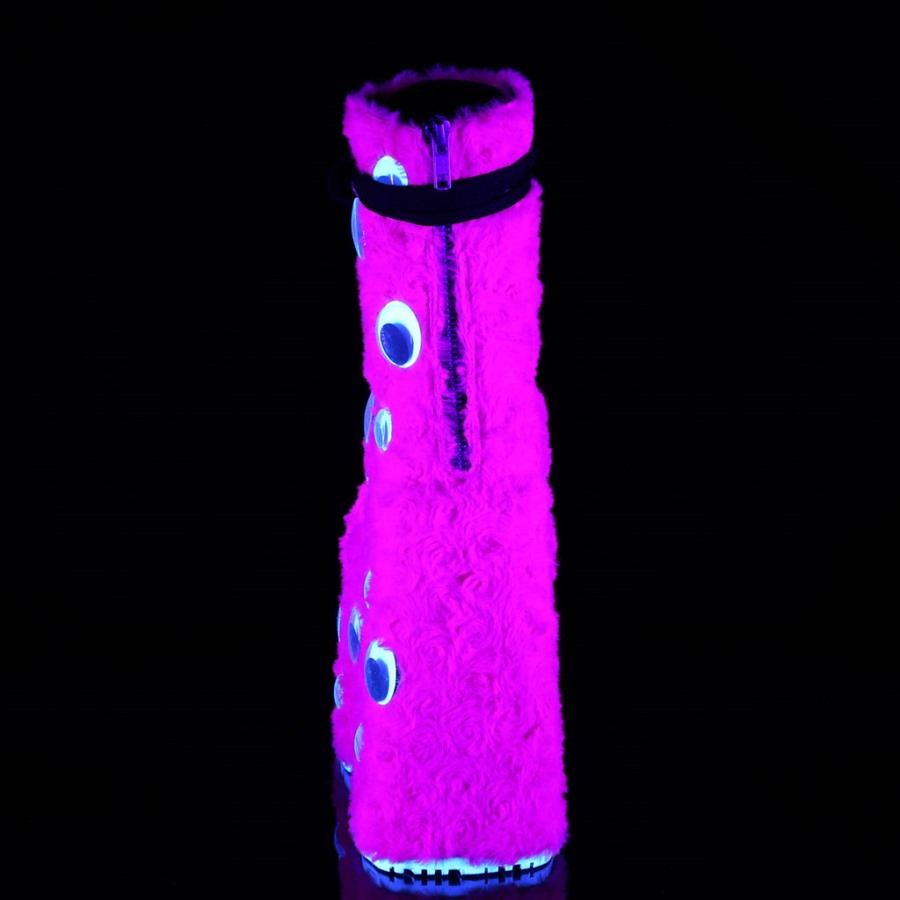 デモニアジャパンブラックフェイクレザースニーカー-125