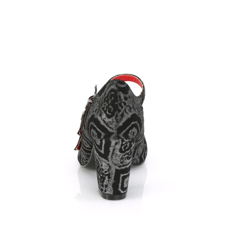 デモニア ジャパン ブラック ビーガン レザー V-creeper-565