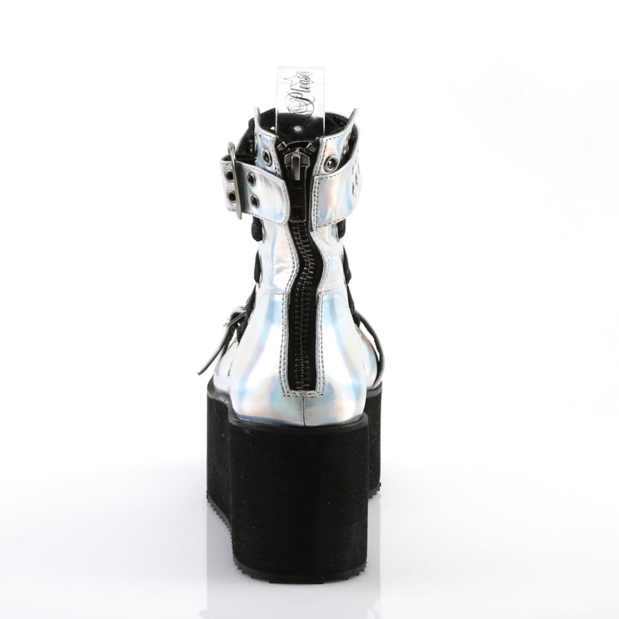 グリップ105 デモニアジャパン シルバーホログラム ビーガンレザー