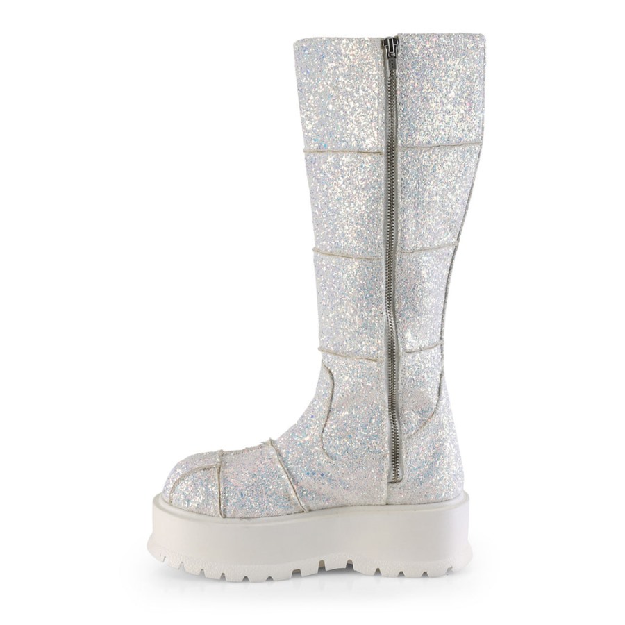 Slacker-230 ホワイト マルチグリッター デモニアジャパン