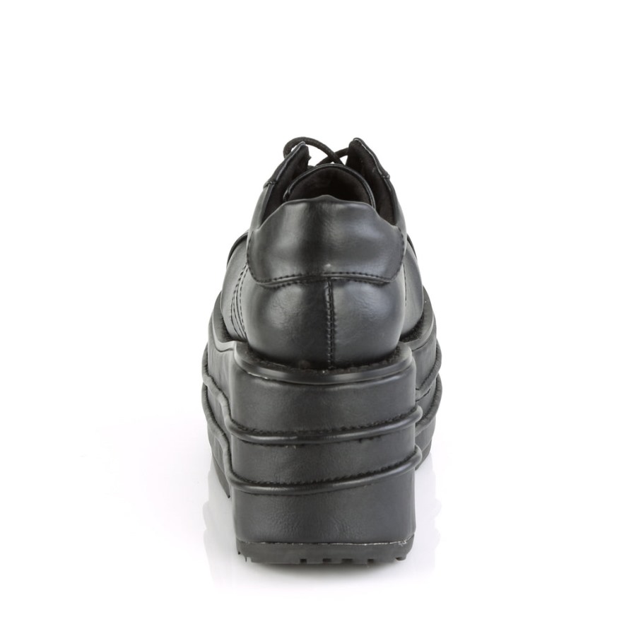 Tempo-08 ブラック ビーガンレザー デモニアジャパン