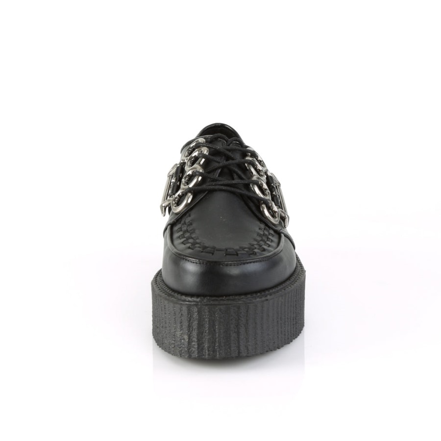 V-creeper-516 ブラック ビーガンレザー デモニアジャパン