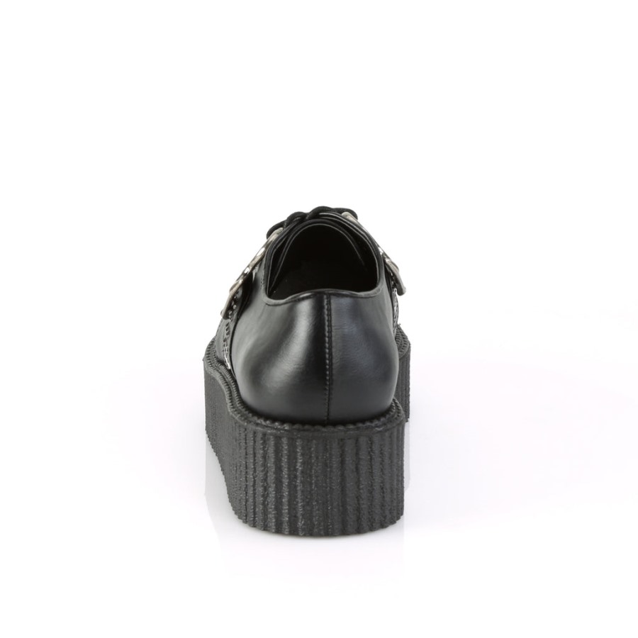 V-creeper-516 ブラック ビーガンレザー デモニアジャパン