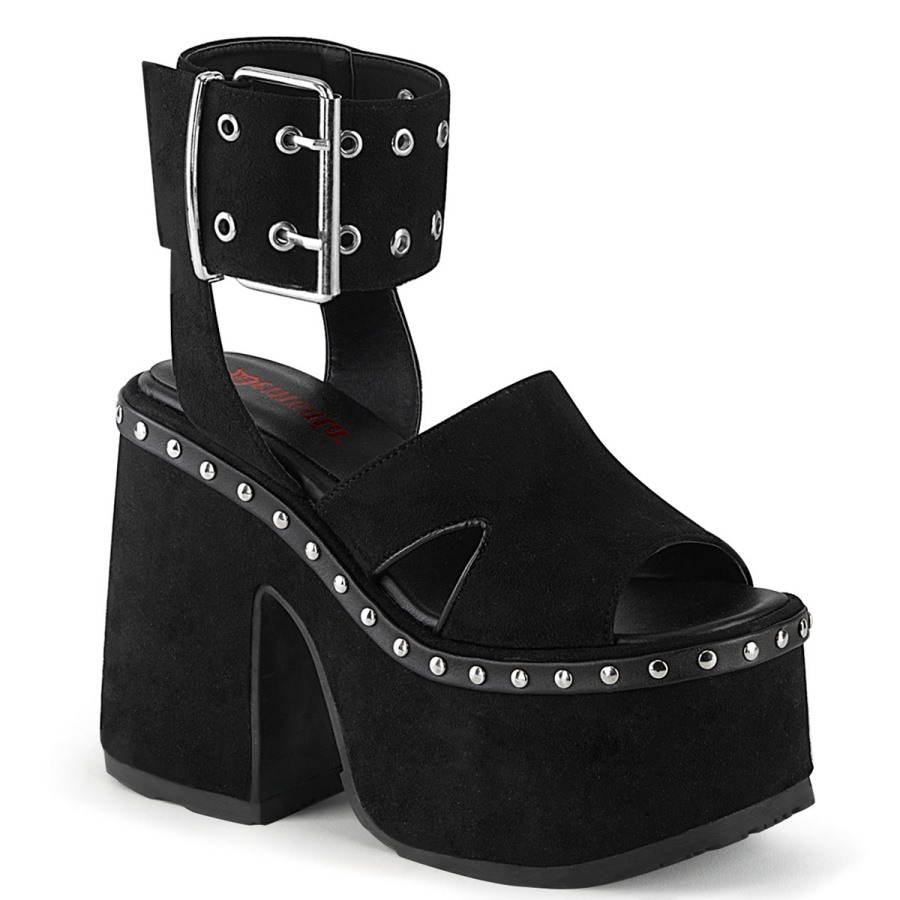 camel_102_e38396e383a9e38383e382af_e38393e383bce382ace383b3_e382b9e382a8e383bce38389_e38387e383a2e3838be382a2_e382b8e383a3e3.jpg Camel-102 ブラック ビーガン スエード デモニア ジャパン - Image 1