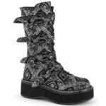 Demonia Japan シルバーフェイクヌバックレザー Emily-322 - Image 2