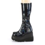 Demonia Japan ストレッチ ブラック パテント ホロ シェイカー-65 - Image 4