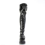 Demonia Japan ブラック ストレッチ ビーガン レザー Bratty-304 - Image 3