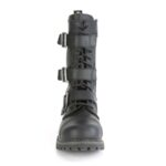 Riot-12bk ブラック ビーガン レザー デモニア ジャパン - Image 3