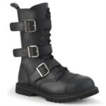 Riot-12bk ブラック ビーガン レザー デモニア ジャパン - Image 6