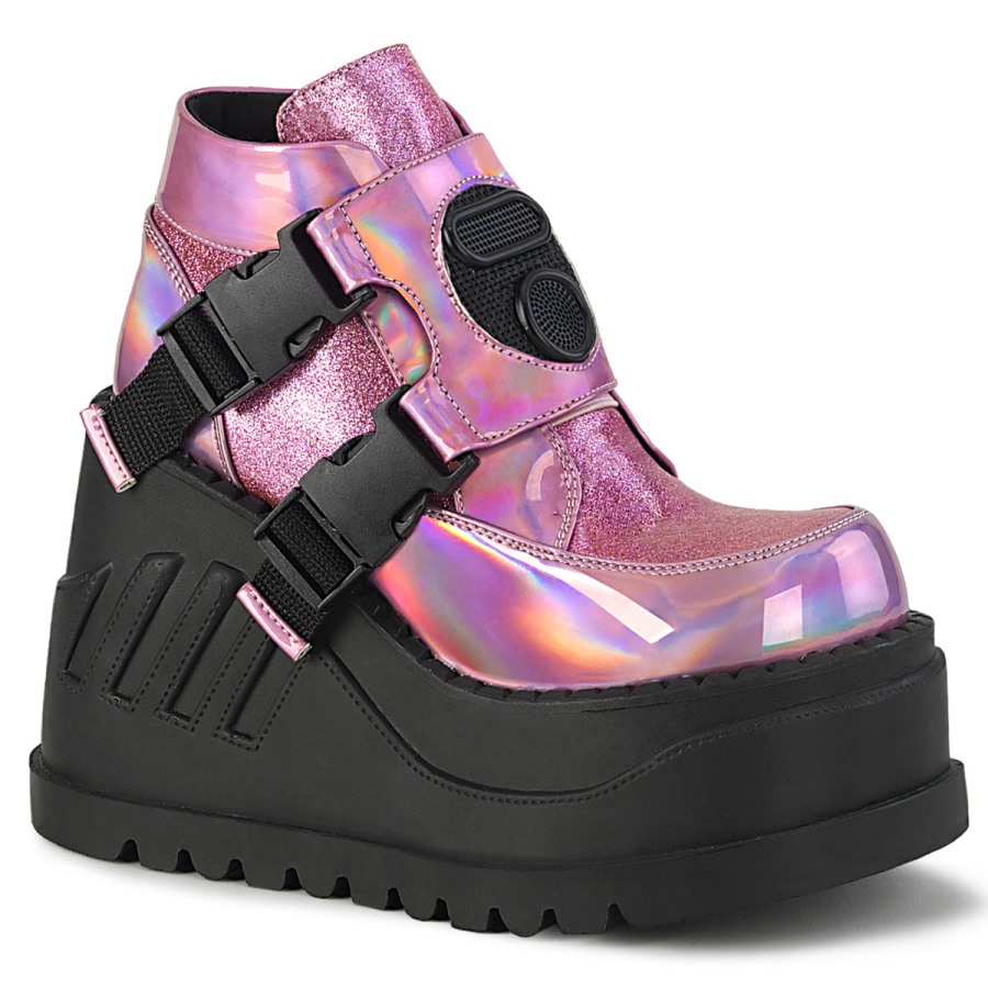 stomp_15_e38394e383b3e382af_e3839be383ade382b0e383a9e383a0e382b0e383aae38383e382bfe383bc_e38387e383a2e3838be382a2e382b8e383.jpg Stomp-15 ピンク ホログラムグリッター デモニアジャパン - Image 1